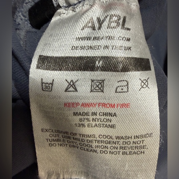 AYBL Women’s High-Waisted Leggings - Medium, Gray - Perfect for Yoga & Gym - Picture 6 of 6